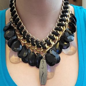 MAC COSMETICS necklace gold & silver